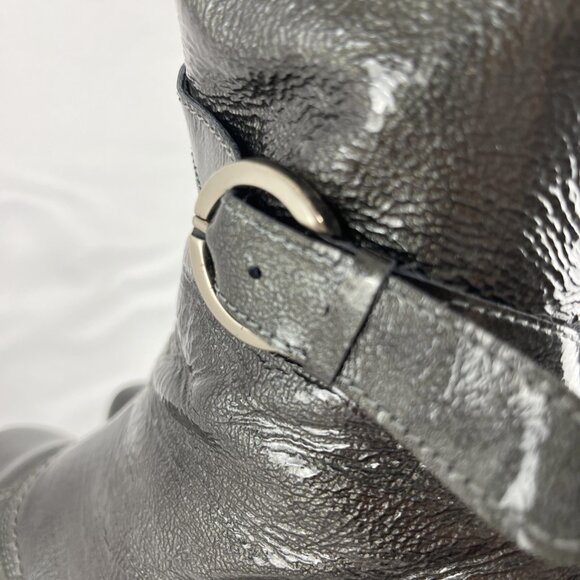 Naot Grey Patent Ankle Boots Womens EU Size 37 - Picture 8 of 11